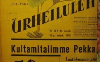 Suomen Urheilulehti Nro 12/1938 (26.10)