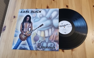 Earl Slick – In Your Face lp orig 1991 Rock'n'Roll nm upea