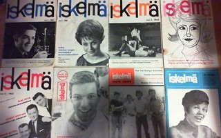 Iskelmä -lehdet 8 kpl. v. 1963-1966