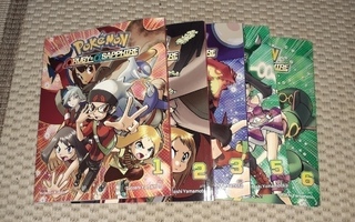 Pokémon Omega Ruby and Alpha Sapphire Manga osat 1-3 ja 5-6