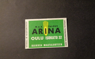 TT-etiketti Maatalous Arina, Oulu - Kaikkea maatalouteen