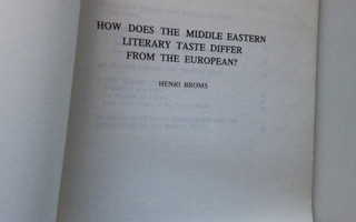 Henri Broms : How does the Middle Eastern literary taste ...
