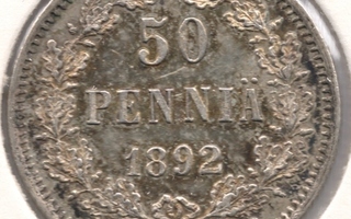 50 PENNIÄ 1892 II / Kl 7