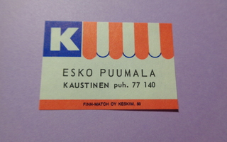 TT-etiketti K Esko Puumala, Kaustinen