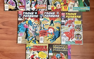 Transformers-lehtiä 9 kpl 1988-1991
