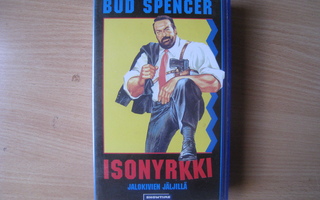 ISONYRKKI JALOKIVIEN JÄLJILLÄ (bud spencer) VHS/FIX