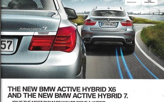 2010 BMW Hybrid X& / Hybrid 7 esite - KUIN UUSI - 24 sivua