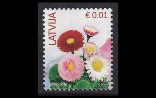 Latvia 899_VI ** Käyttösarja kukka 0.01 € -20 (2014)