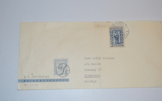 Rintamamies postimerkki 1938 postimerkiliikkeen kuorella