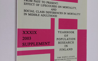 Tiina Pensola : Yearbook of Population Research in Finlan...