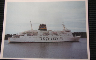 Silja Line. M/S  Svea Corona. Laivapostikortti