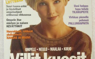 Uudet Käsityöt N:ro 2/1996 + Kaava-arkki ja ompeluohjeet