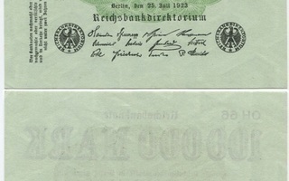 Saksa (Weimarin tasavalta) 100000 Mark 1923 (P-91a) VF