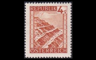 Itävalta 739 ** Käyttösarja maisemia 4 g (1945)