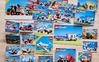 Lego ohjekirja paketti 80-90-luku