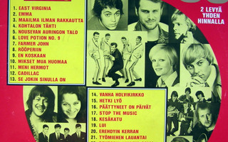 Kultainen 60-luku Punainen Tupla TOP28 LP vinyyli