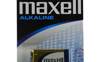 MAXELL alkaliparisto 9V 6LR61 1 kpl.