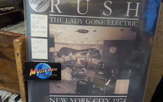 RUSH - THE LADY GONE ELECTRIC WHITE - VINYL UUSI 2LP +