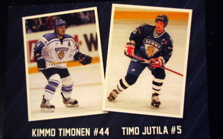 Timo Jutila Kimmo Timonen postikortti