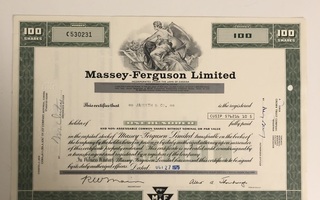 Massey-Ferguson Limited osakekirja