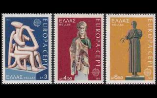 Kreikka 1166-8 ** Europa veistoksia (1974)