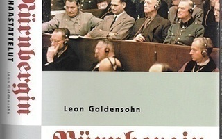 Leon Goldensohn : Nurnbergin haastattelut ,1p