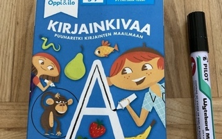 Oppi ja ilo kirjainkivaa kortit