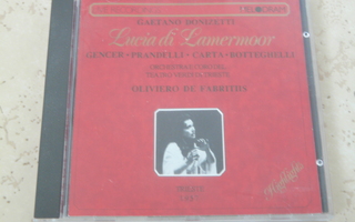 G.Donizetti: Lucia Di Lammermoor -cd, siisti v.1988
