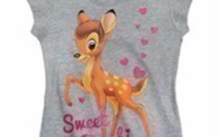 Lyhythihainen T-paita Disney Bambi Harmaa koko 92