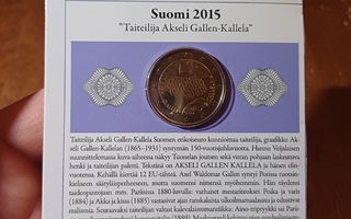 Suomi 2015 Akseli Gallen-Kallela 2e Unc!