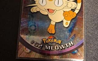 Pokemon topps keräilykortti #52 Meowth holo card