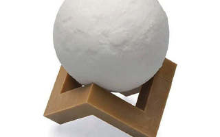 Pöytälamppu EDM Ø 8 cm kuu Valkoinen 3,7 V