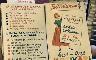 KAS-KAS KOTIVÄREJÄ iso laatikollinen