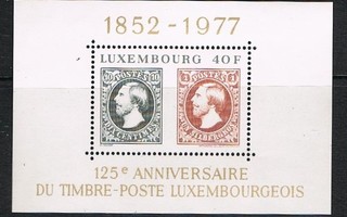 Luxemburg 1977 - Postimerkki 125v blokki ++