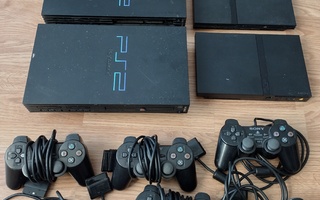 Playstation PS2 konsolit korjattavaksi tai varaosiksi