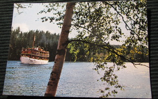 Sisävesilaiva Heinävesi . Laivapostikortti