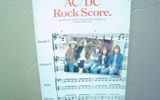 AC/ DC ROCK SCORE - NOTES WITH LYRICS