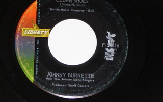 7" JOHNNY BURNETTE  Clown Shoes - single 1962 rockabilly EX-