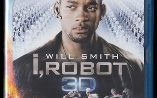 I, Robot (2004) Blu-ray 3D + 2D + DVD (UUSI)