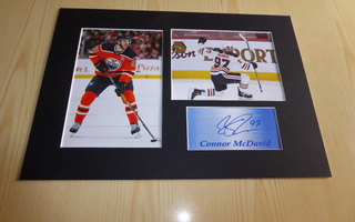 Connor McDavid Edmonton Oilers NHL valokuvat paspis A4