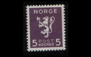 Norja 210 ** Leijona 5 kr (1940)