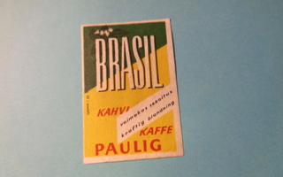 TT-etiketti Paulig Brasil kahvi