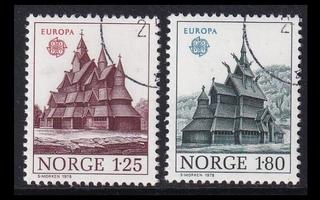 Norja 769-70 o Europa vanhoja rakennuksia (1978)