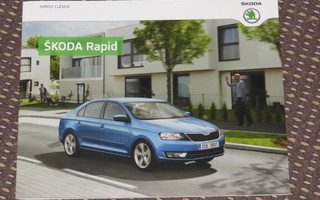 2012 Skoda Rapid esite - KUIN UUSI - 36 sivua - suom