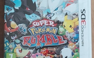 * Super Pokemon Rumble 3DS Kuin Uusi Lue Kuvaus