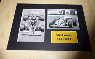 Niki Lauda Formula F1 valokuvat paspis A4