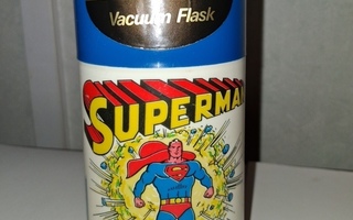 Vanha Aladdin Superman thermospullo vuodelta 1971.