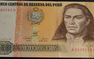 Peru 1987 500 Intis