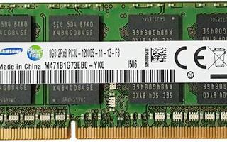 8GB DDR3 PC3L-12800S SO-DIMM   *** SIS TOIMITUS ***