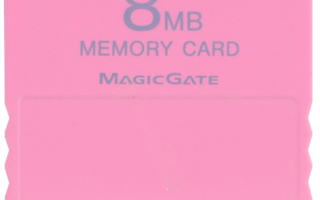 Playstation 2 Memory Card (Pink)